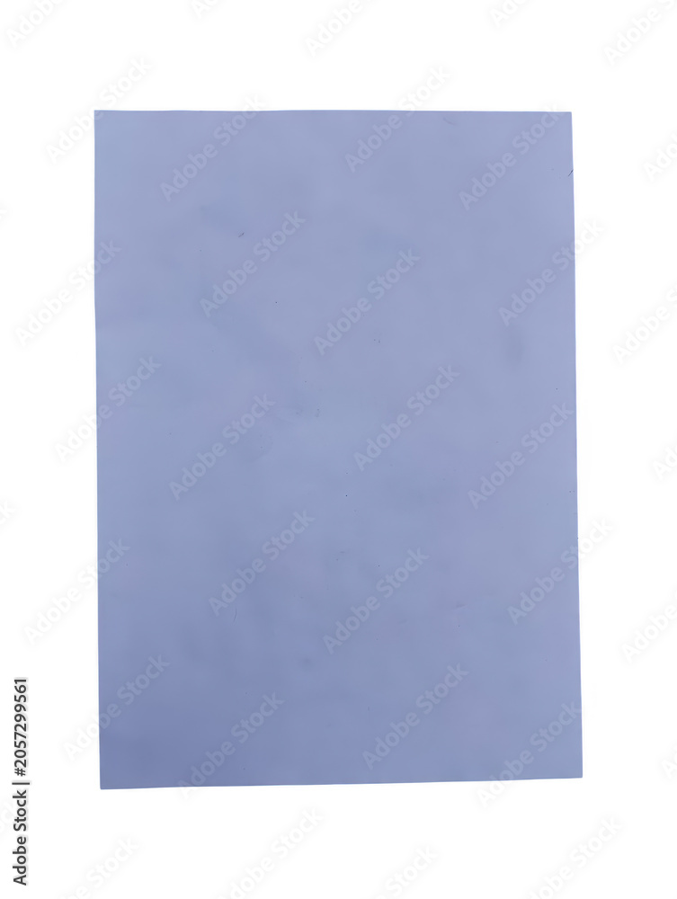 Fototapeta premium Blank White Paper Sheet Isolated on Transparent Background for Design