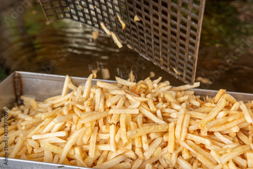 Obraz na płótnie potatoes typical products of the Apennines, tasty and crumbly for frying or boil