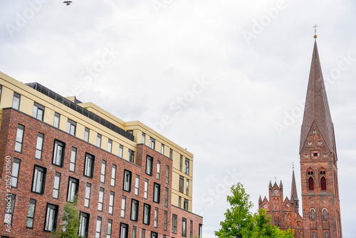 Cuadro en lienzo odense historical city center Andersen home town