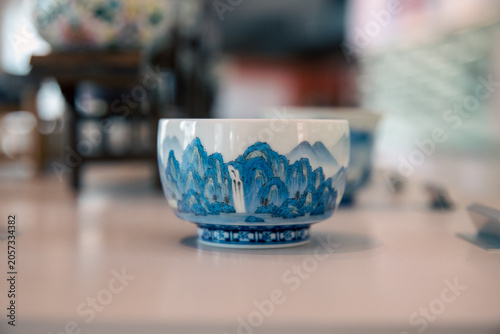 Chinese Porcelain Tea Cup and Tea Bowl