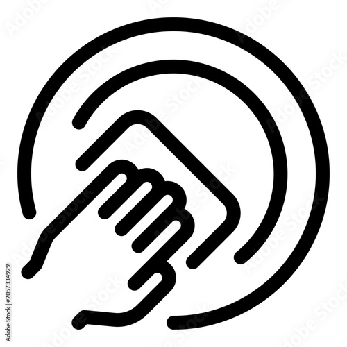 Wash Dishes icon. Vector line icon