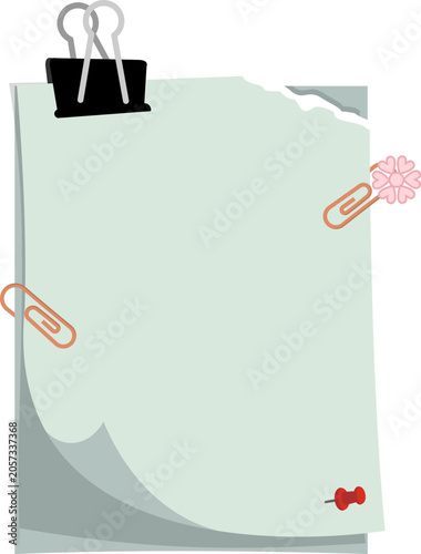 Note Paper Illustration