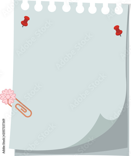 Note Paper Illustration