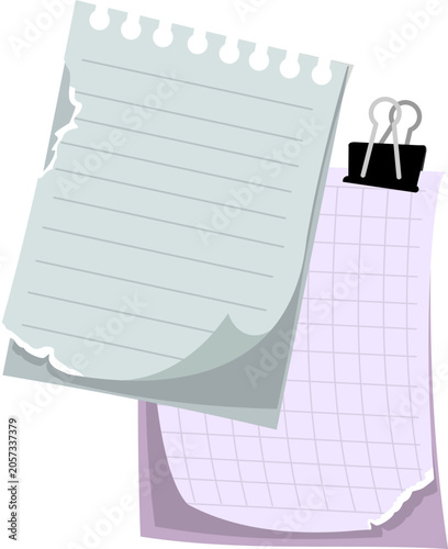 Note Paper Illustration