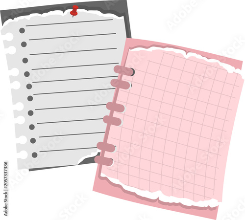 Note Paper Illustration