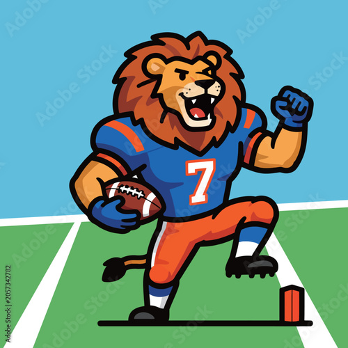cartoon soccer player