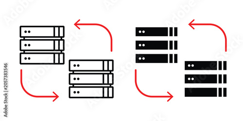 Photos Binary data blocks swapping positions