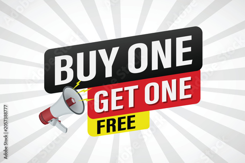 buy one get one free buy now poster banner graphic design icon logo sign symbol social media website coupon


