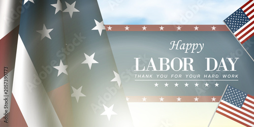 Canvas-taulu Happy Labor Day