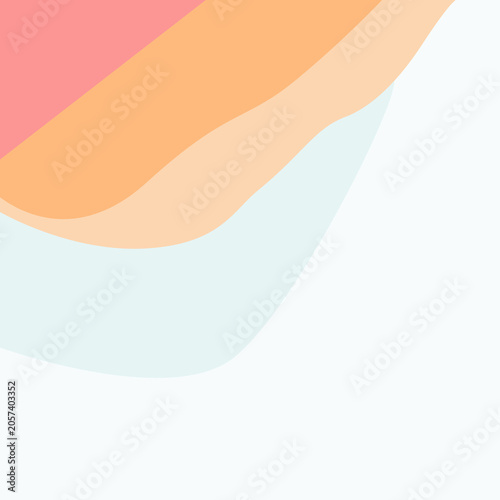 Modern Pastel Fluid Abstract Design with Copy Space