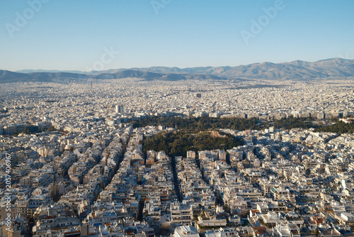 Athènes vue de haut