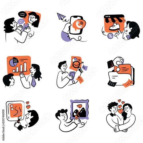 Activity illustration file set 16