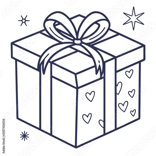 Gift Box Icon Vector Illustration