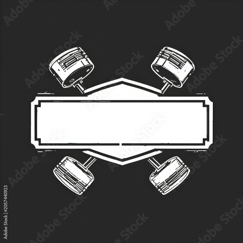 adobe stock vectors of four nuts and a blank label on a dark background