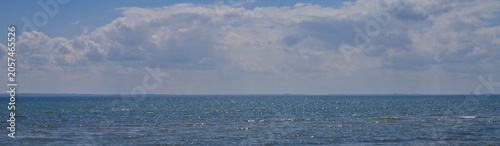 Panorama Meer und Wolken