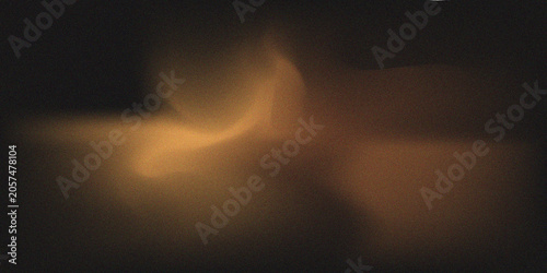 Fotografi Black noise seamless gradient pattern with golden light leak bg