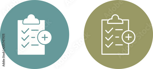 Tableau sur toile Add Vector Icon