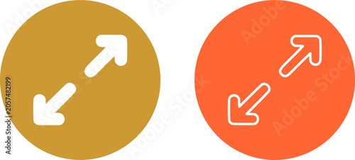 Canvas Print Expand Vector Icon