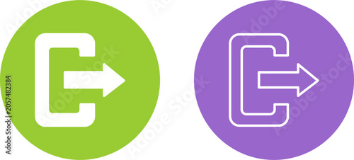 Logout Vector Icon