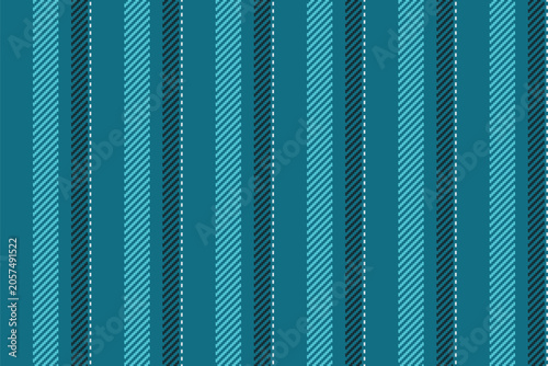 A decorative stripe textile with a steady visual cadence creates a modern fabric impression. Cyan shades give the seamless surface classic fabric appeal and a polished decorative finish.