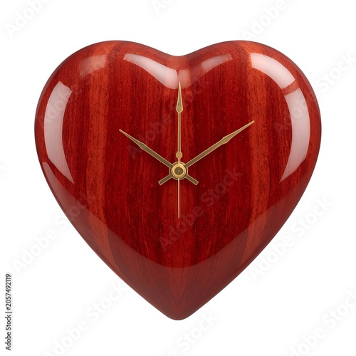 heart shaped clock