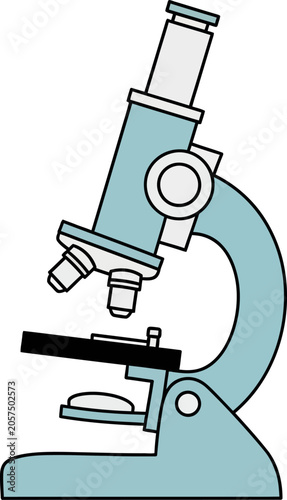 Laboratory microscope instrument for biology.