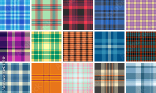 Foto Versatile plaid bundle created for designers needing variety in one purchase
