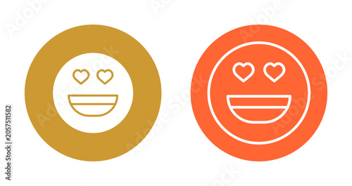 Photos Heart Eyes Icon Design
