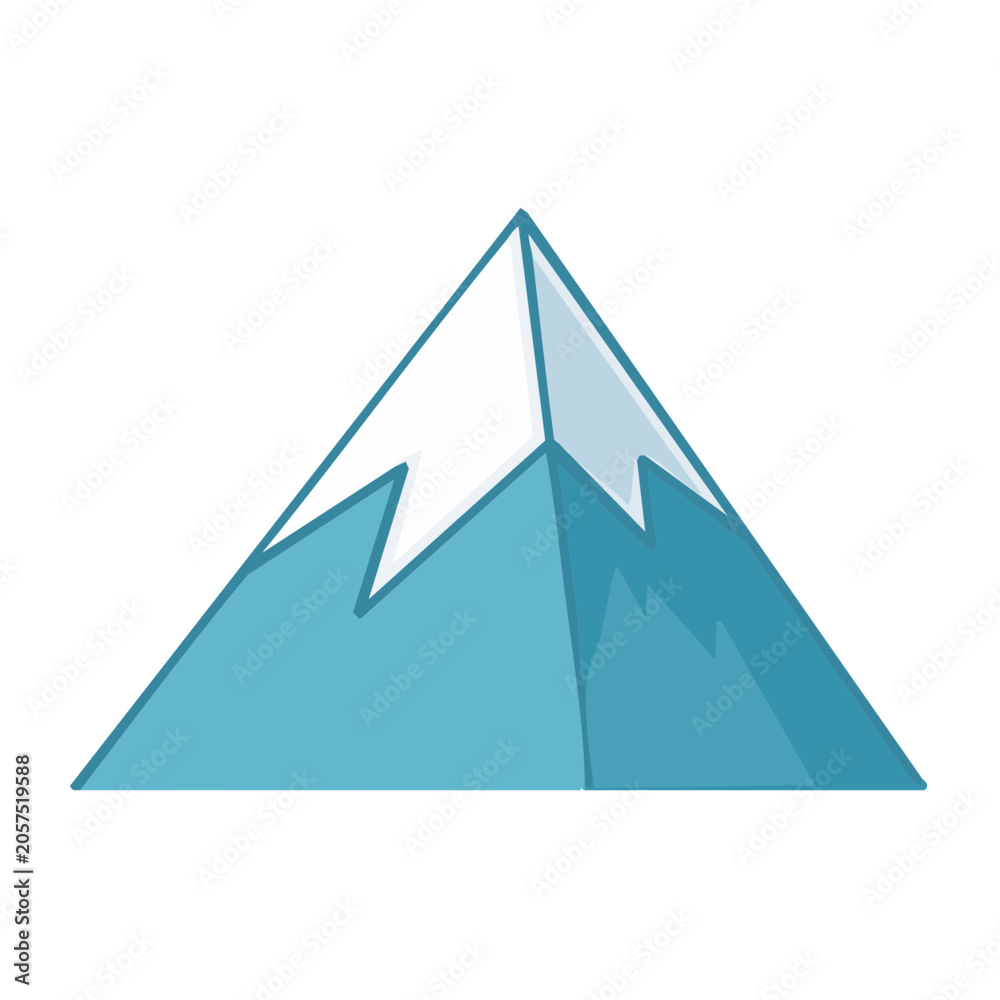 Fototapeta premium Blue paper airplane icon flat design