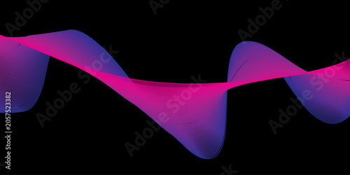 Wavy Abstract vector illustration, Grid. An array with dynamic particles.  wavy background for banner, flyer, book cover.