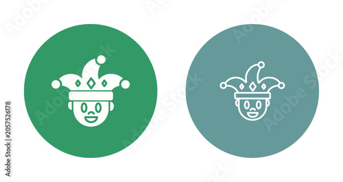 Foto Clown Icon Design