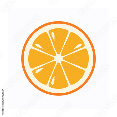 Flat design vector sun icon