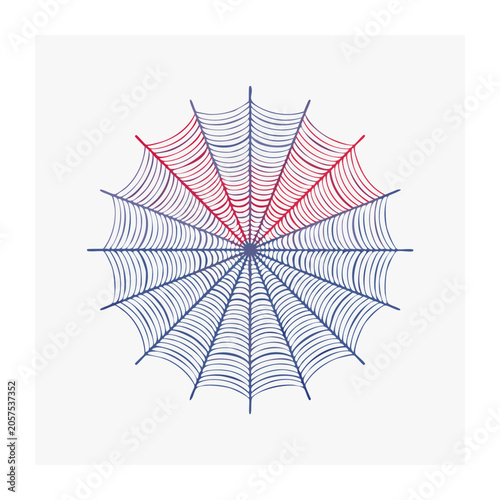 Minimalist geometric flower line art vector