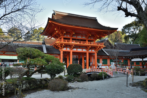 Obraz na plátně 上賀茂神社　楼門(京都市北区)