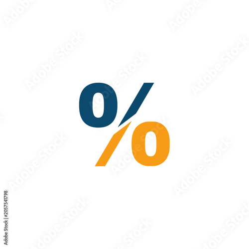 Percent Sign Symbol Discount Offer.