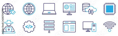 Computer and Online Technology Symbol Icon Pack