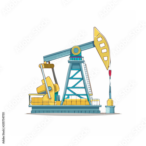 Flat design 3D render of construction ladder with safety gear