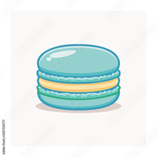 Stacked colorful cups on white background