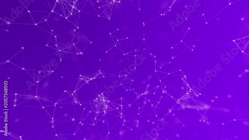 Abstract Digital Network Video Background. Cyberspace Video Background.