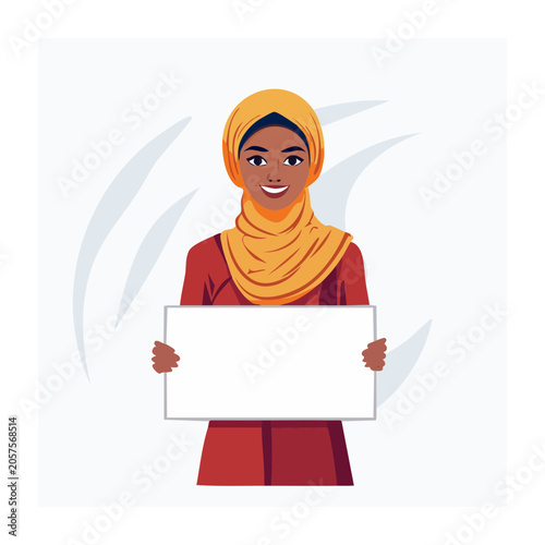 Vector illustration of woman in traditional clothing