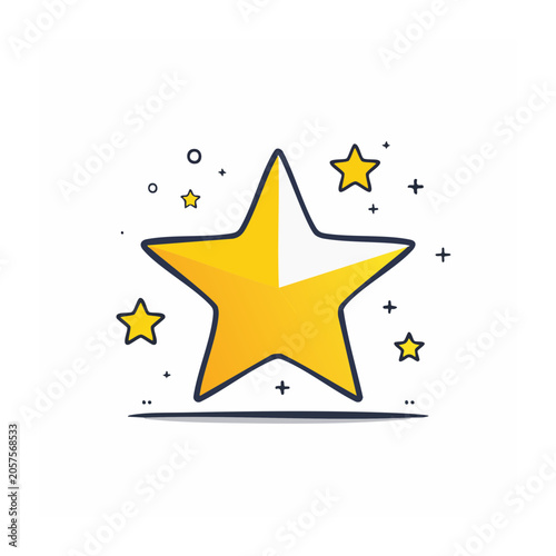 Volcano eruption flat design icon