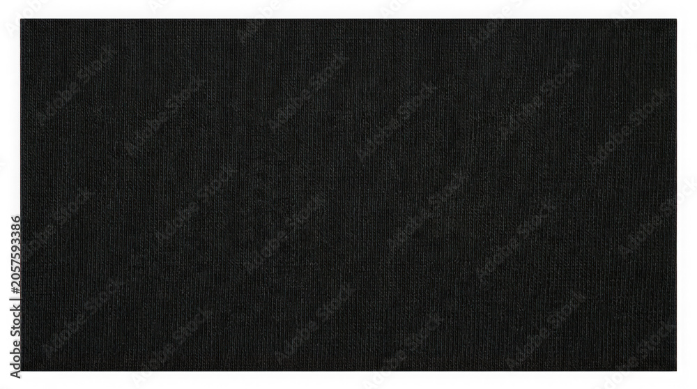 Fototapeta premium Close up of black ribbed fabric texture background with material