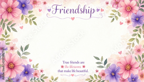 Friendship Day banner-background	