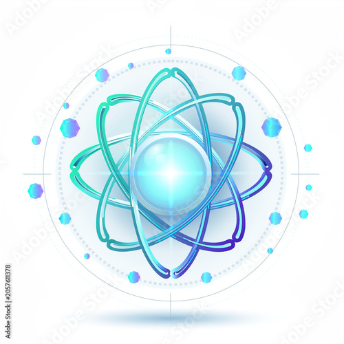 Abstract Quantum Business Core Vector Design