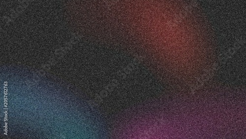 фотографія Dark grainy gradient background with colorful light leak