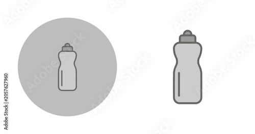 Фотография Fitness Smart Water Bottle Vector Icon