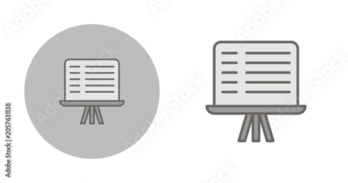 Whiteboard Vector Icon