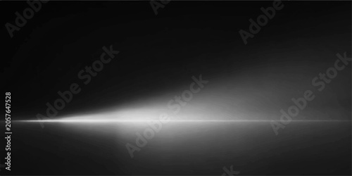 Fotografi An abstract monochromatic image capturing a subtle spotlight on a reflective surface, creating a sense of mystery and minimalist elegance