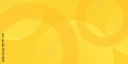 Quadro su tela Fluid yellow gradient shapes composition