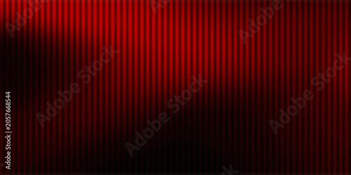 Abstract futuristic red black background featuring dense vertical glowing red gradient lines with soft motion blur